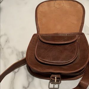Moroccan Leather purse / hand bag